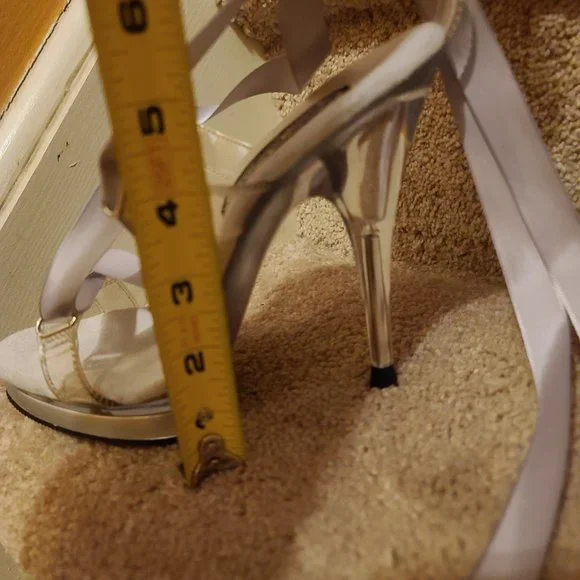 Funtasma Clear Stiletto Heals NIB - Picture 11 of 16